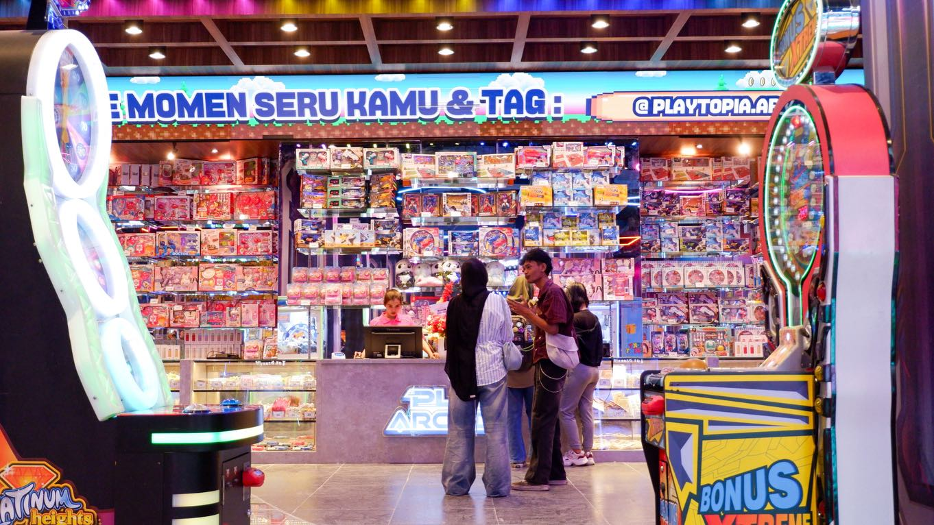 PLAYTOPIA ARCADE HADIR DI JOGJA CITY MALL, DESTINASI HIBURAN BARU DI LANTAI 2